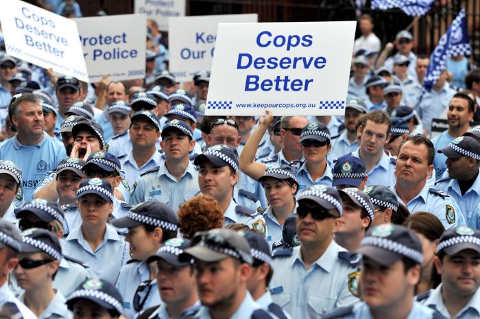 cops deserve better - new south wales