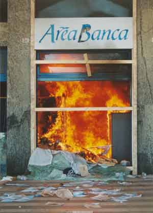 genoa bank burning