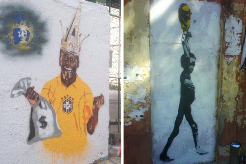 brazil graffiti anti world cup