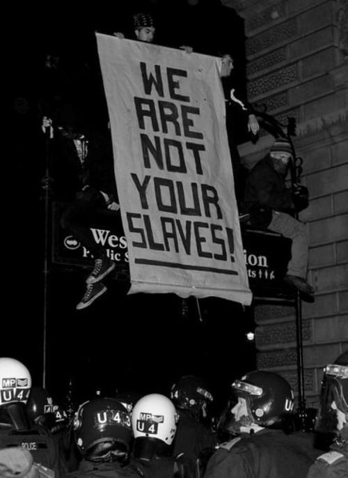 we are not your slaves