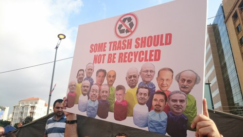lebanon trash not to be recycled