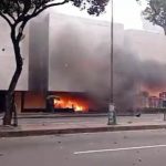 Bucaramanga: bank torched